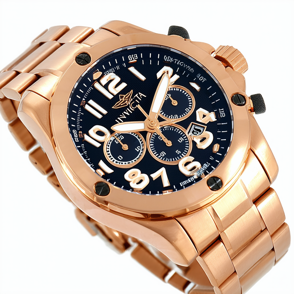 Invicta Men's S1 Rally Quartz Watch, Rose Gold, 25283