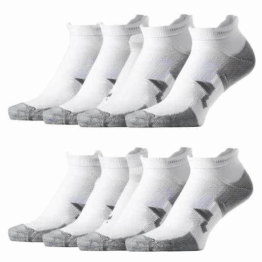 adidas Men's Climalite Low Cut Sock 6-pair (White - Gray)