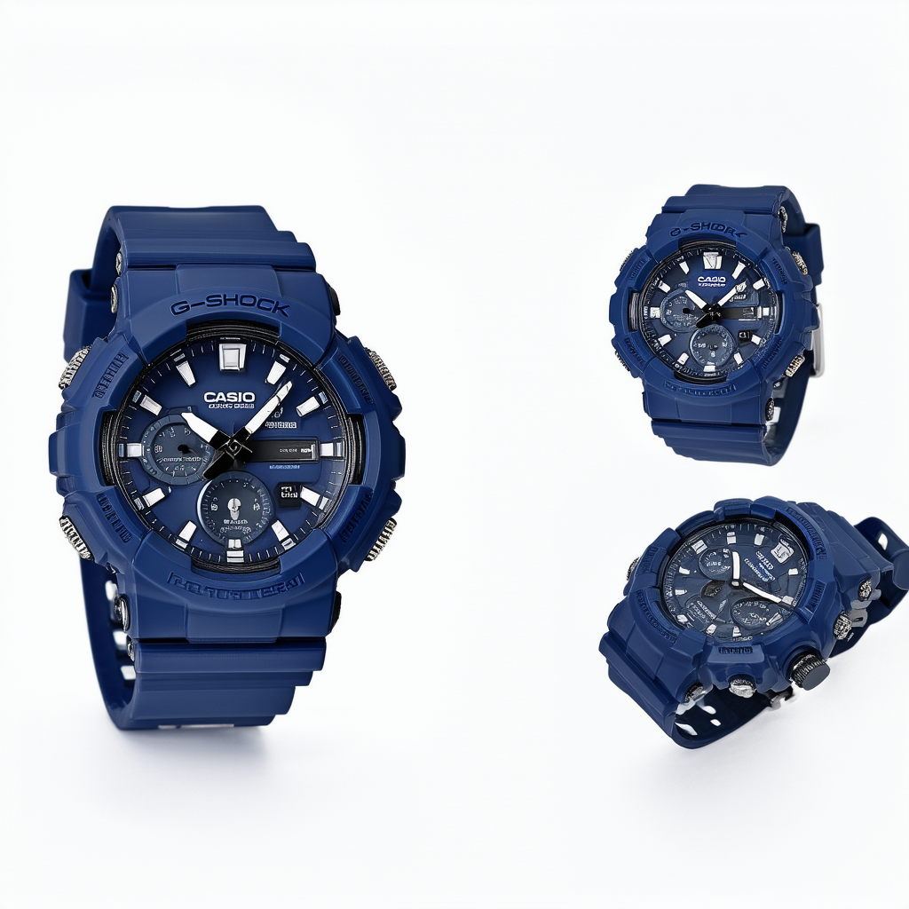 Casio G-shock GA1000-2A Gravity Defier Dark Blue Resin Watch