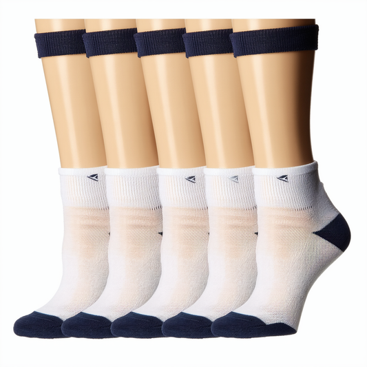 Nautica Women's Socks - No Show Cuff Liners (6 Pack)