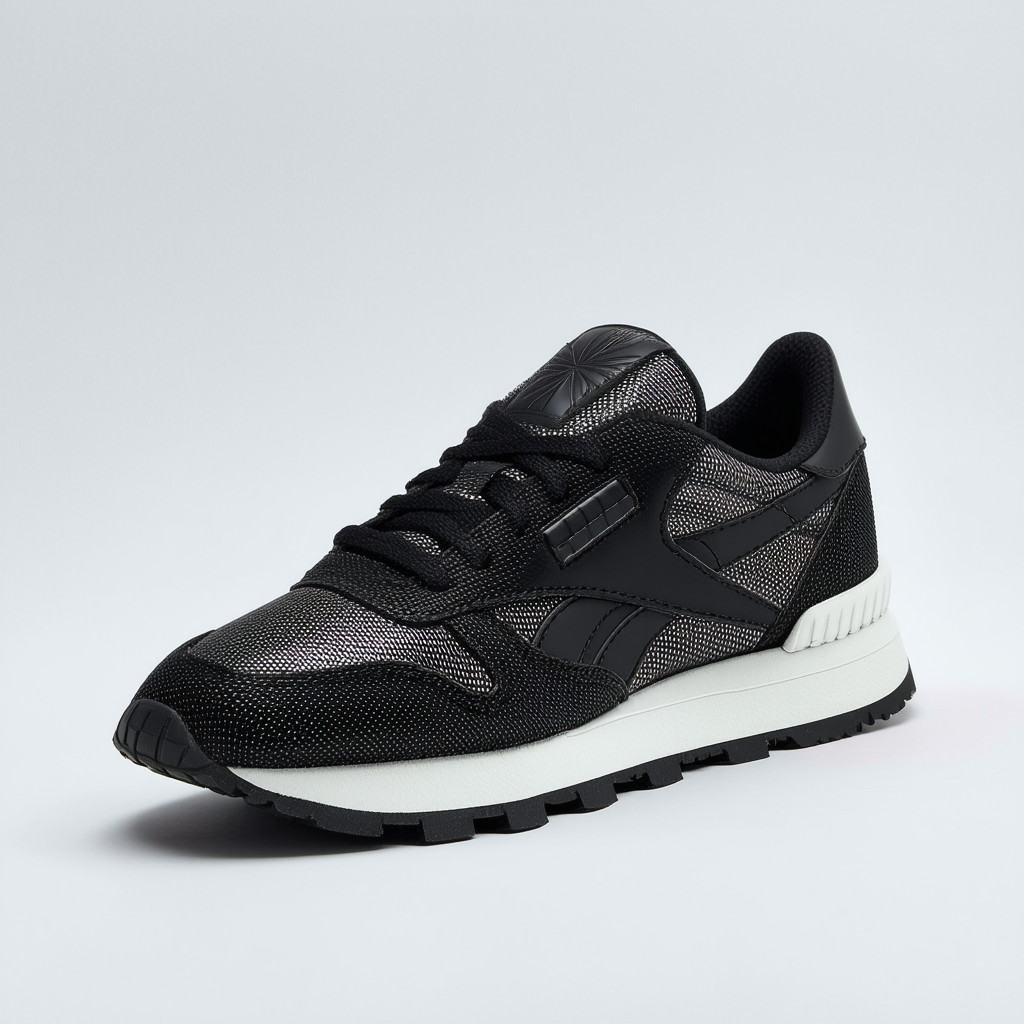 Reebok Women's Classic Nylon Slim Exotic Lace-Up Fashion Sneaker