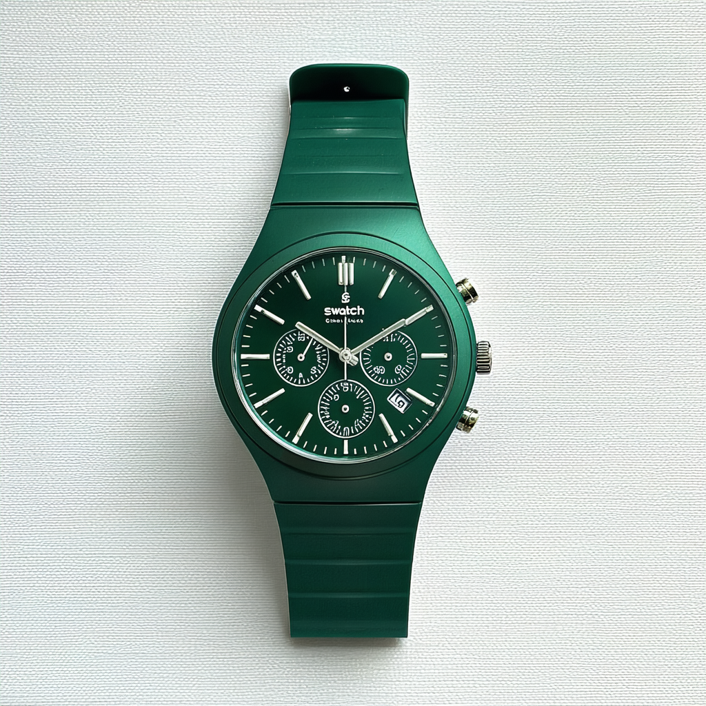 Swatch Green Nectar Mens Watch YCS493G
