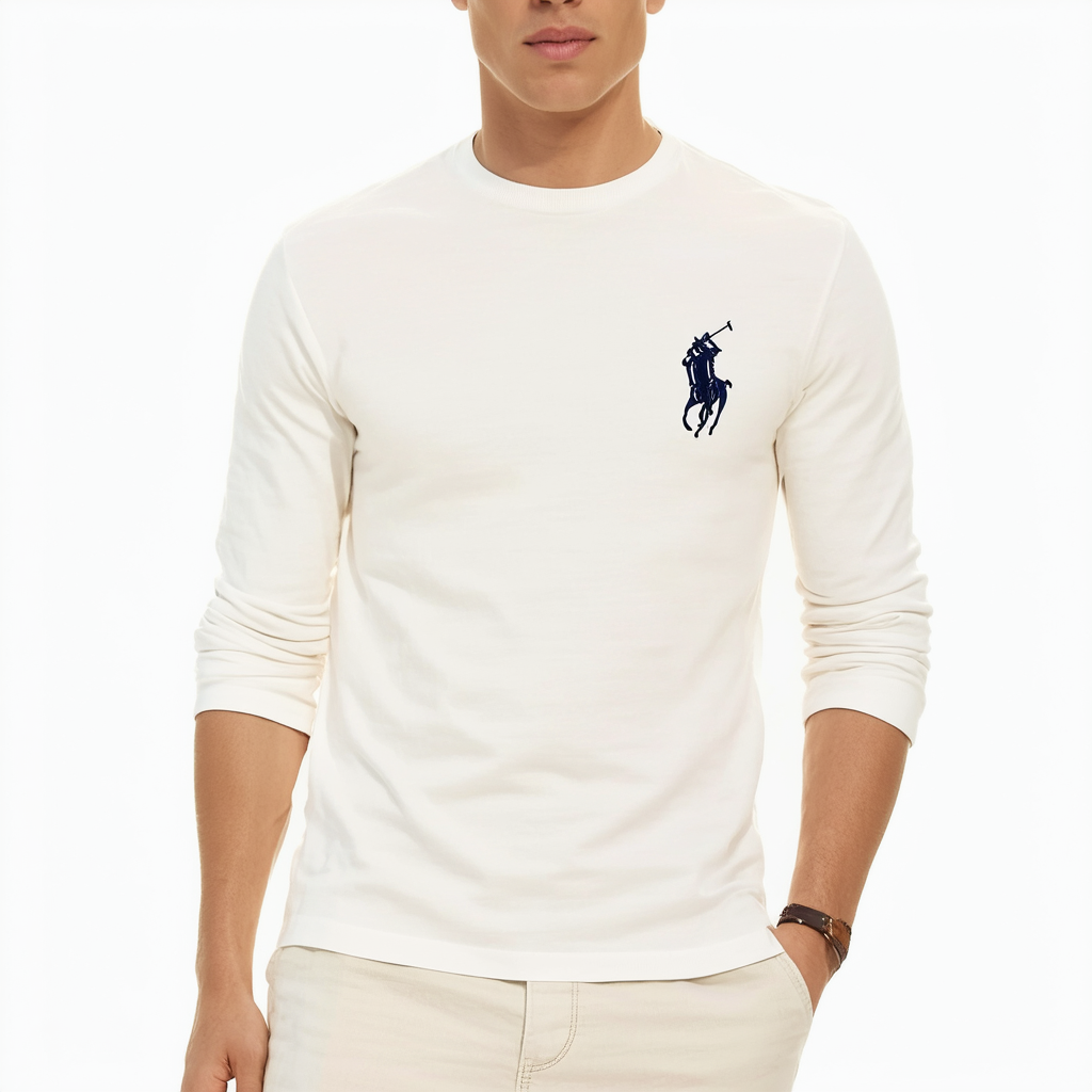 Polo Ralph Lauren Men's Crew Neck Embroidered Pony Short Sleeve T-Shirt