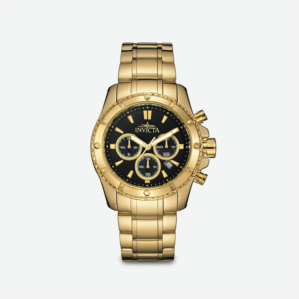 Invicta Men Bolt Quartz Watch, Gold, 29737