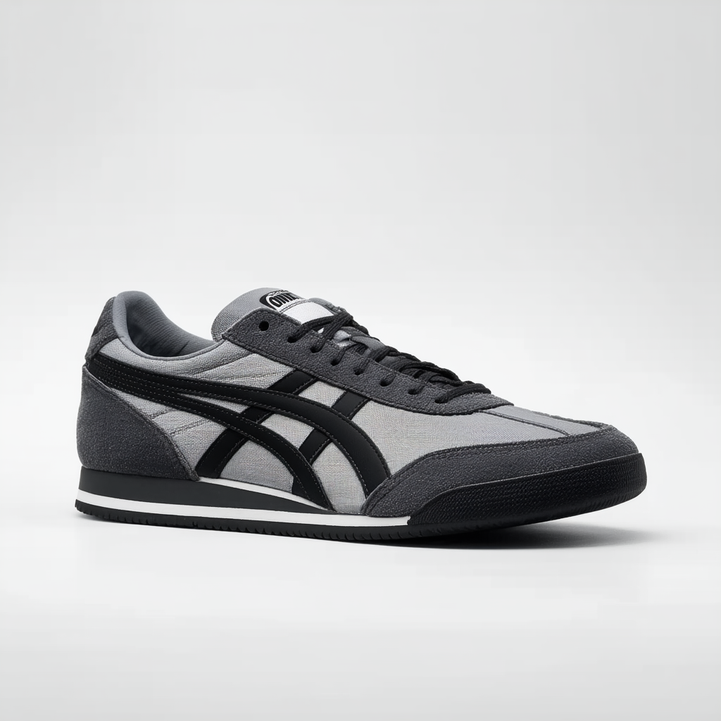 Onitsuka Tiger Men's Ultimate 81 Fashion Sneaker, Charcoal/Black, 9 M US