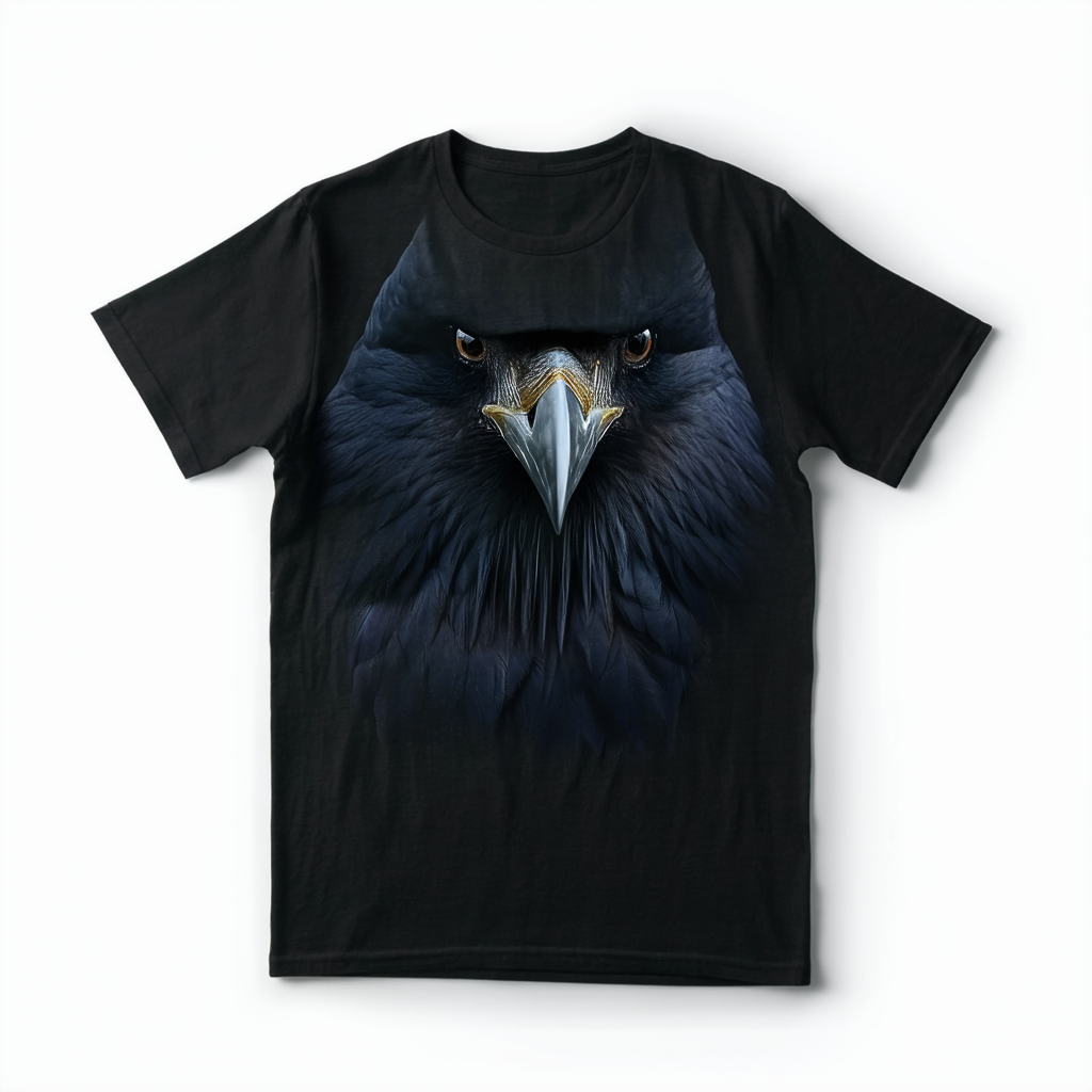 The Mountain Men's Blackbird Face T-Shirt, Black, Large