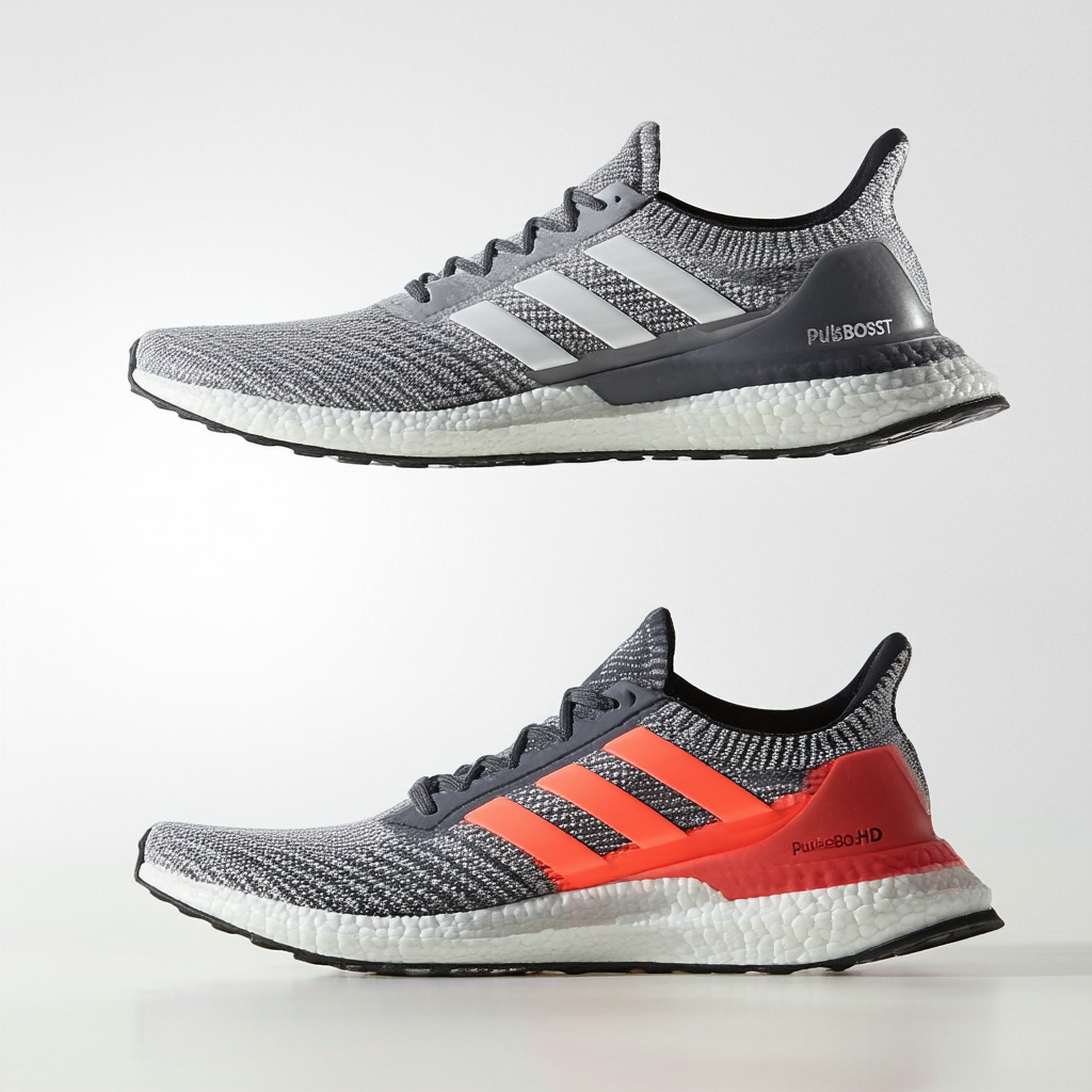 adidas Running PulseBOOST HD Grey/White/Solar Red
