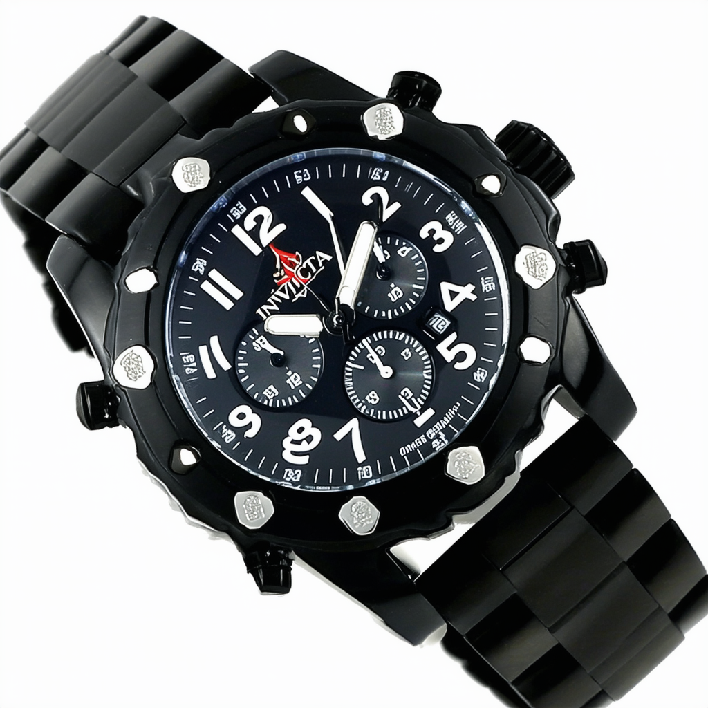 Invicta Men's 15986 Venom Analog Display Swiss Quartz Black Watch