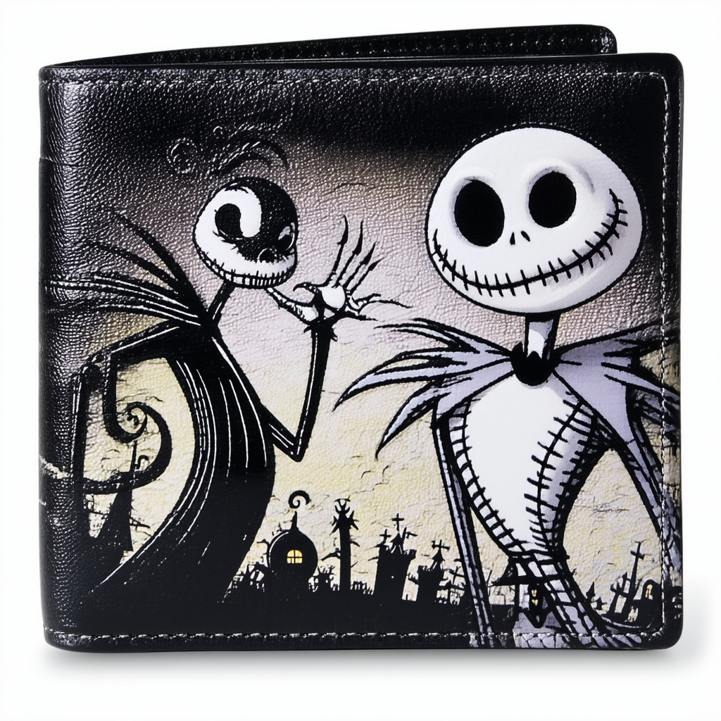 Loungefly Disney The Nightmare Before Christmas Wallet - Accordion Style & Zip Around