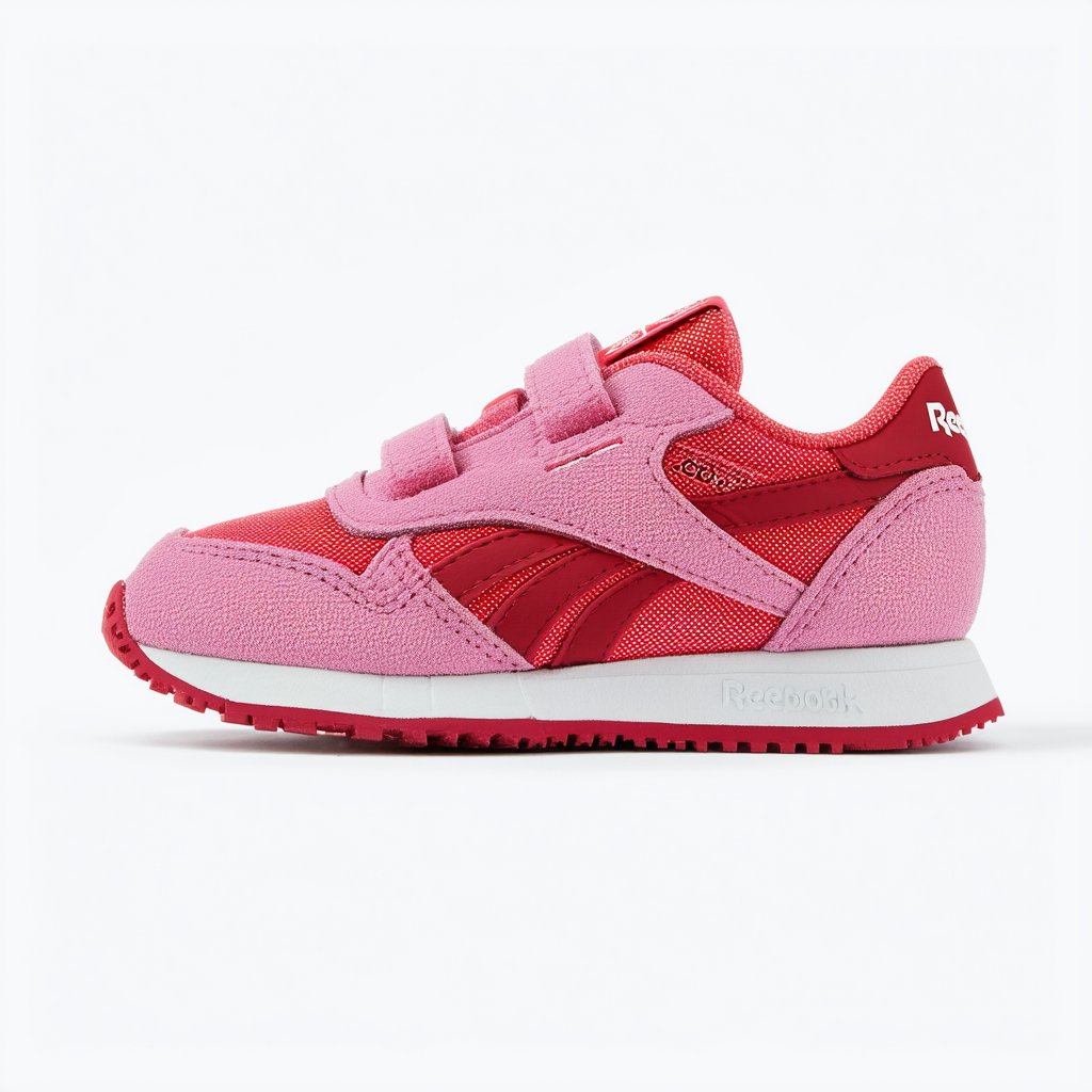 Reebok Classic Jogger 3.0 Sneaker, Peppa Pig Pink/Electric Crimson Red, 13.5 US Unisex Little Kid
