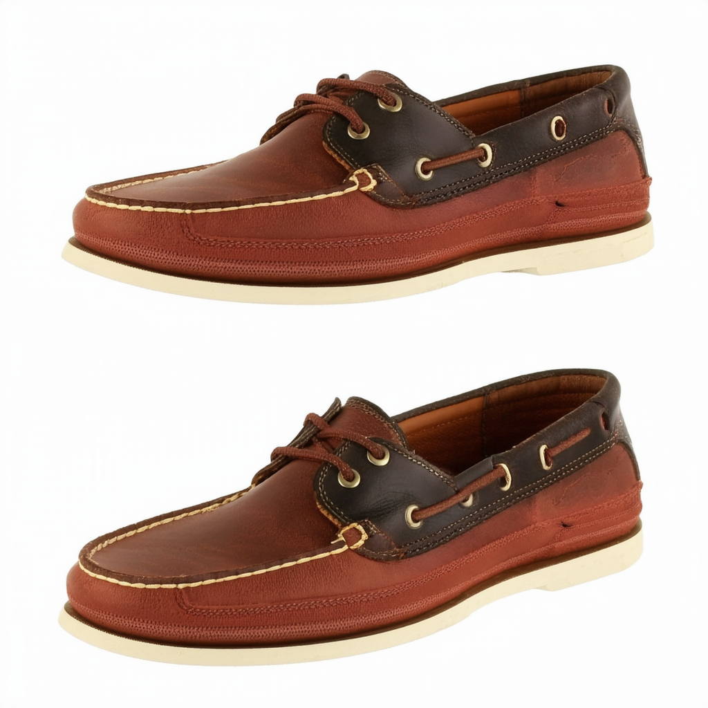 Sperry Mens Kennedy Penny Varsity Loafer, Brown/Brick, 8