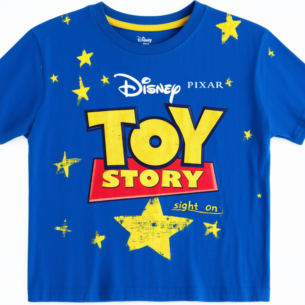 Disney Men's Pixar Toy Story Sight on Stars T-Shirt