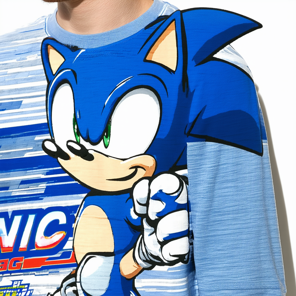 Sonic The Hedgehog Classic Long-Sleeve T-Shirt