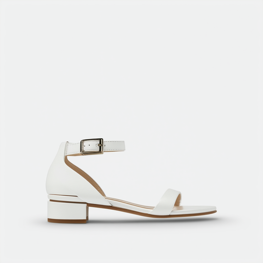 Michael Kors Livvy Sandal Optic White