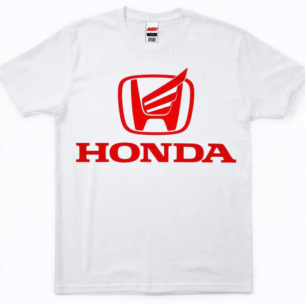Honda Standard Logo Unisex Adult T Shirt for Men and Women