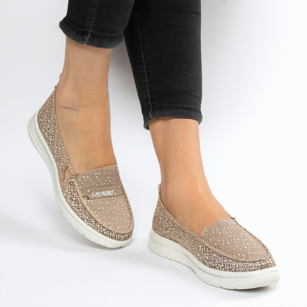 Skechers BOBS Women's Luxe Bobs-Fleetwood Flat