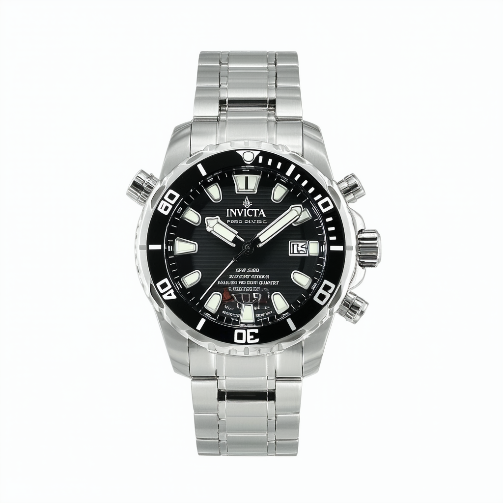 Invicta Men's 25808 Pro Diver Analog Display Quartz Silver Watch
