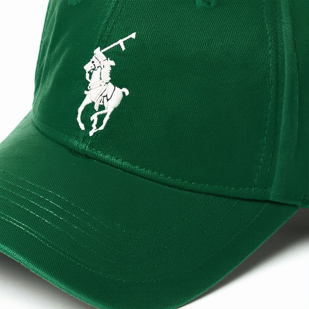 POLO RALPH LAUREN Mens Cotton Logo Ball Cap Green O/S