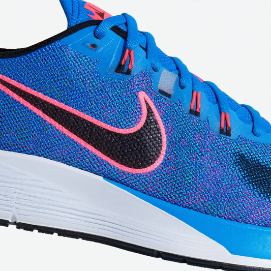 Nike Women's Lunarlaunch Photo Blue/Black/Hyper Pink Running Shoe 10.5 Men US