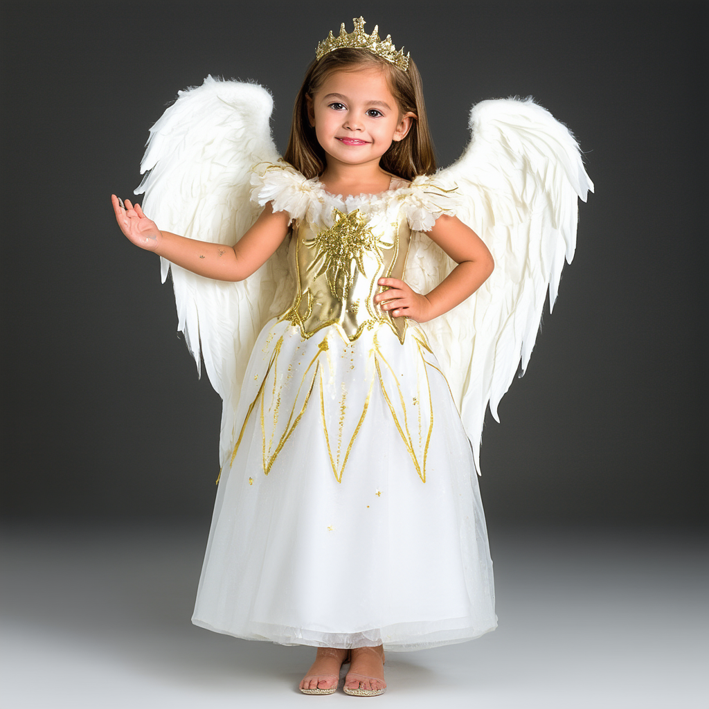 Forum Novelties Golden Angel Costume, Toddler