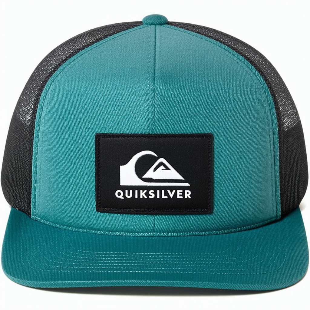 Quiksilver Men's Foamslayer Trucker Hat, SEA Pine, 1SZ
