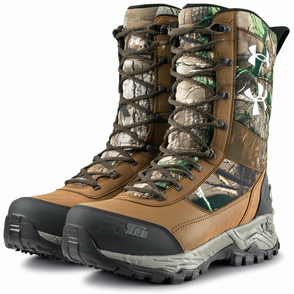 Under Armour Men's Brow Tine 400 Insulated Boots Realtree Camo/Brown (10.0M)