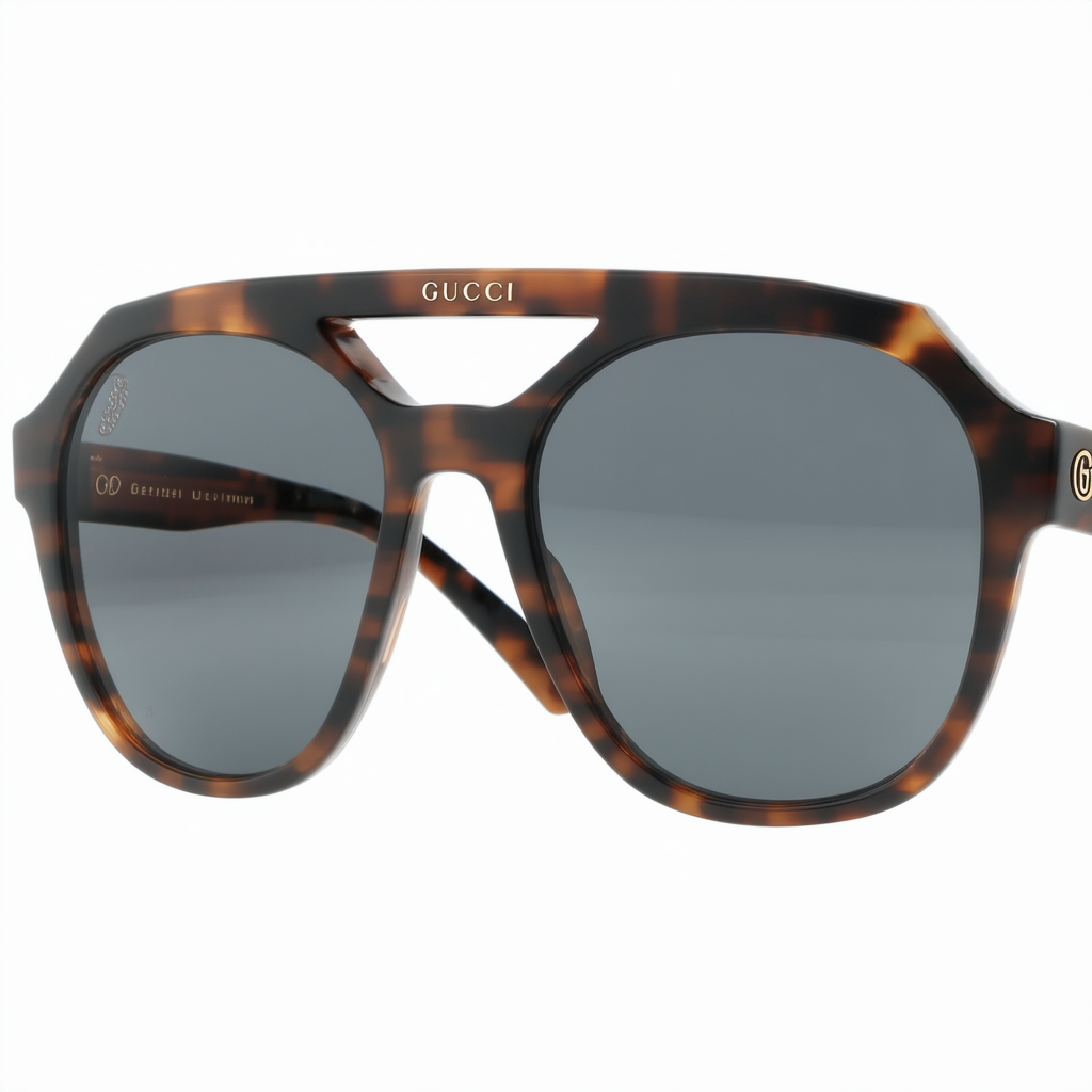 Gucci GG0467S Sunglasses 003 Havana/Grey Lens 62MM