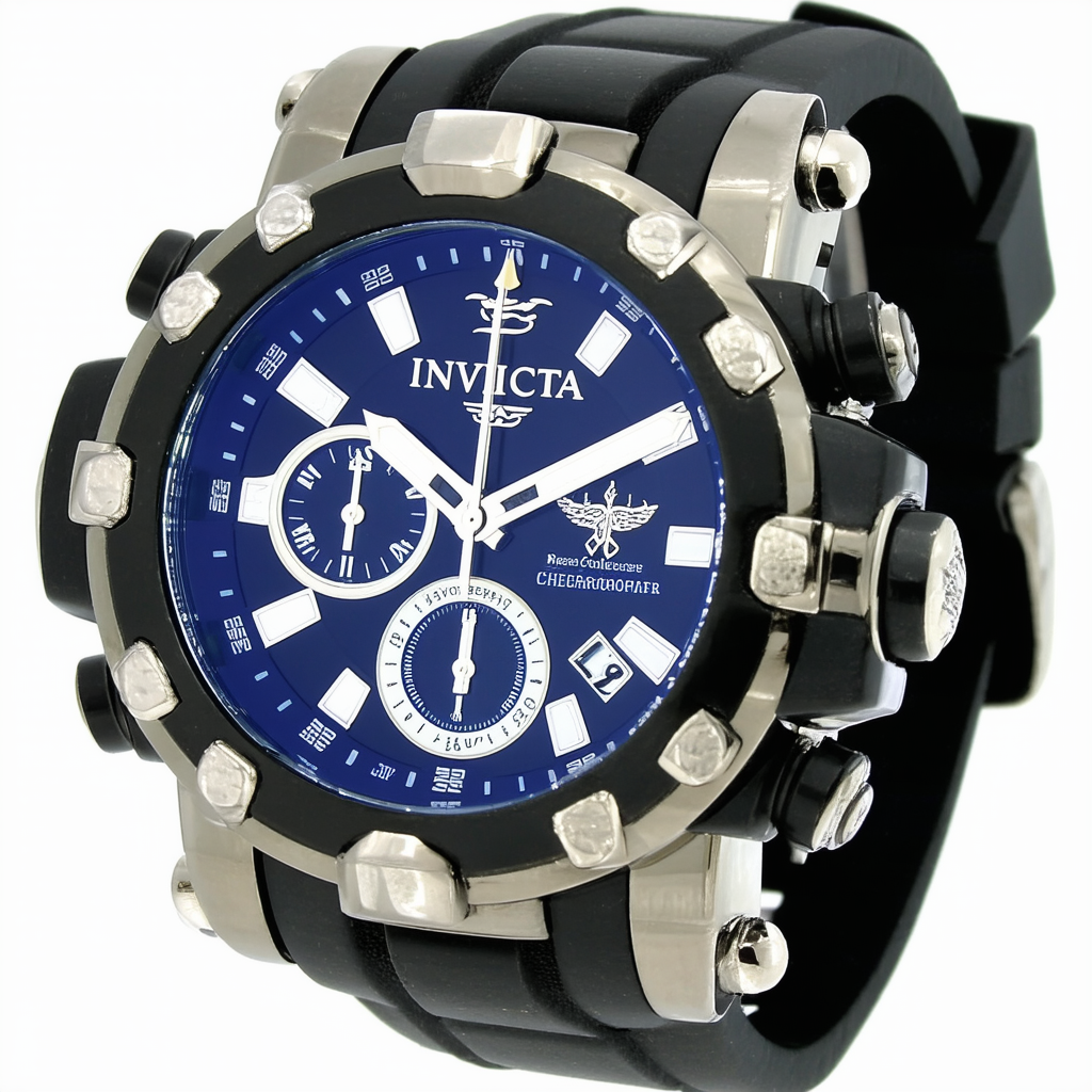 Invicta Men's 5629 Reserve Collection Black and Gun Metal Ion-Plated Chronograph Watch