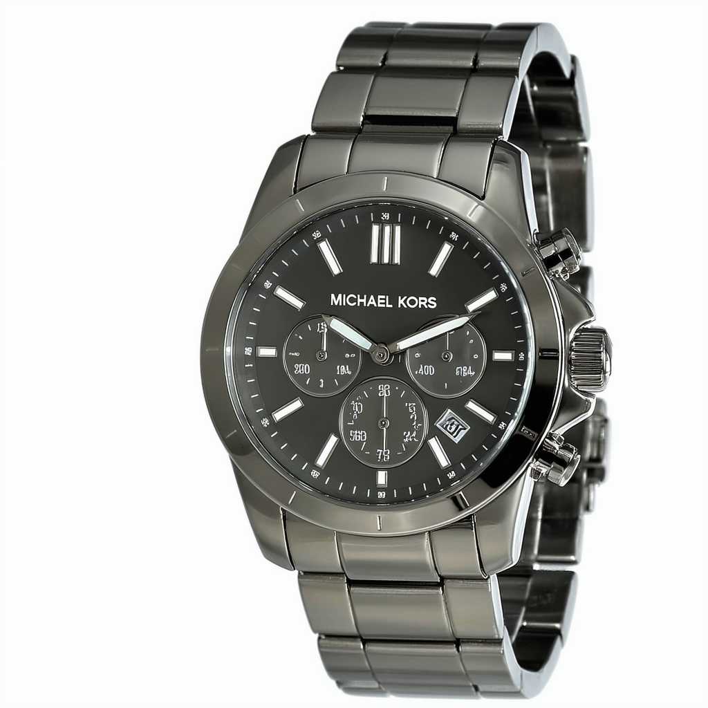 Michael Kors Women's MK5170 Chronograph Gun Metal Ion-Plated Stainless Steel Watch