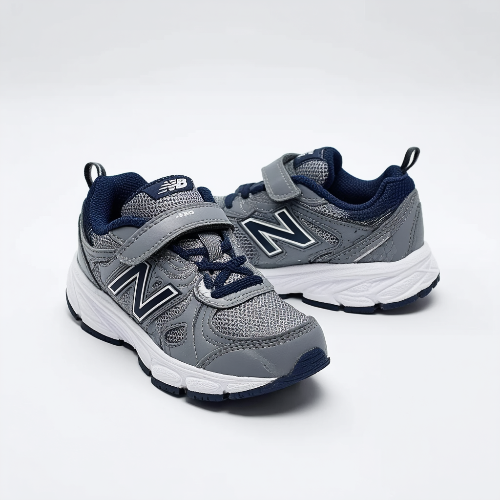 New Balance Kid's 888 V1 Running Shoe, Grey/Navy, 10.5 Medium US Little Kid