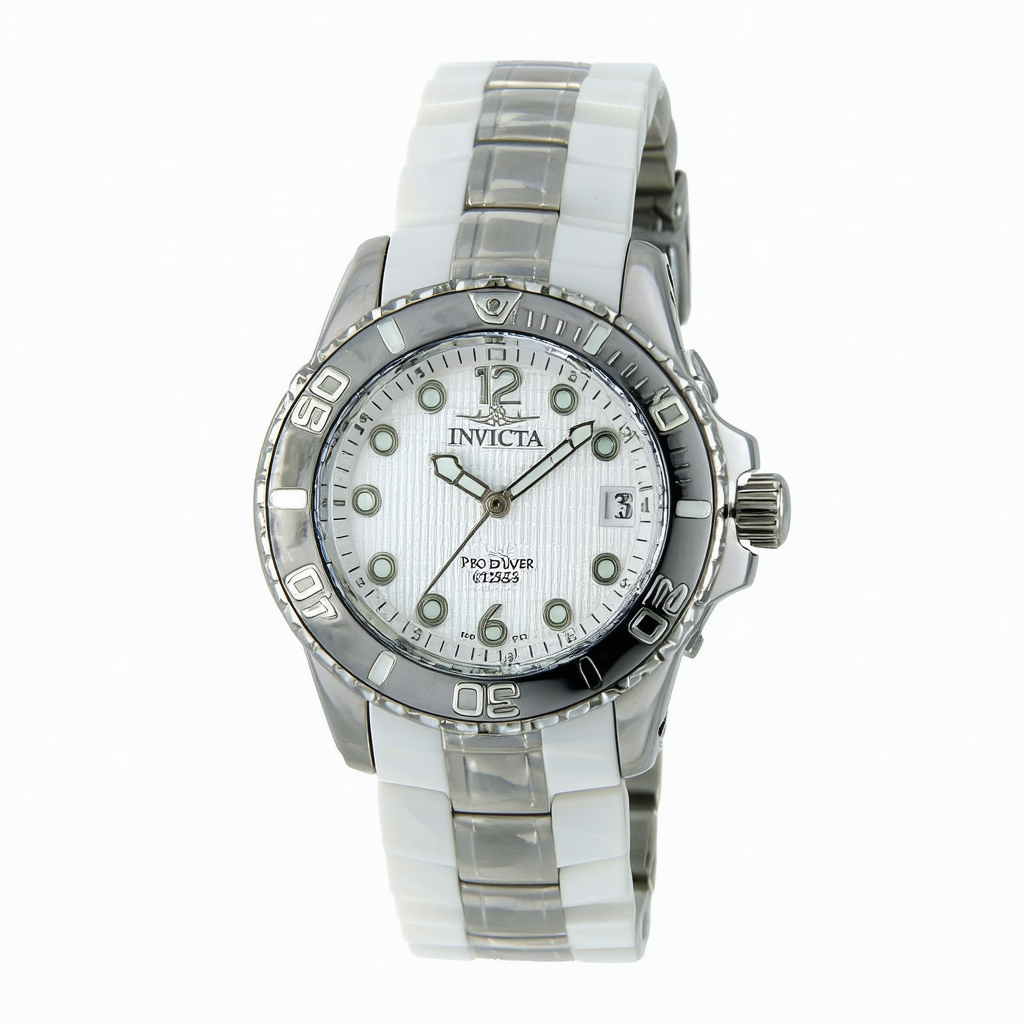 Invicta Women's 12528 Pro-Diver Silver Dial Watch