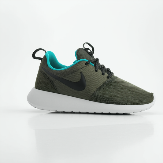 Nike Mens Rosherun Dark Loden/Black/Dark Loden/Medium Turquoise 511881-303 15