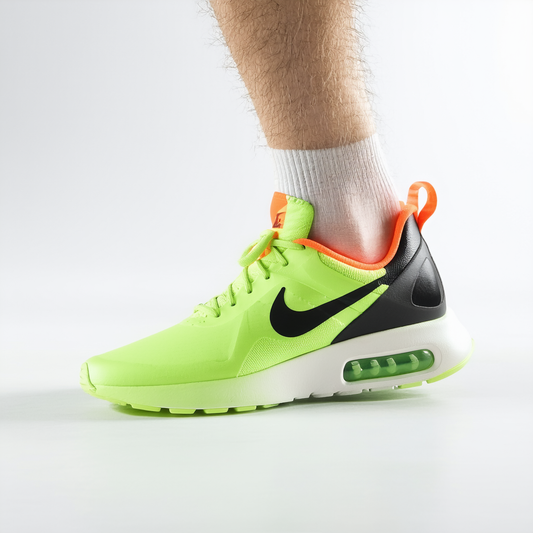 Nike Air Max Tavas (GS) Big Kid's Shoes Volt/Black/Total Orange 814443-700