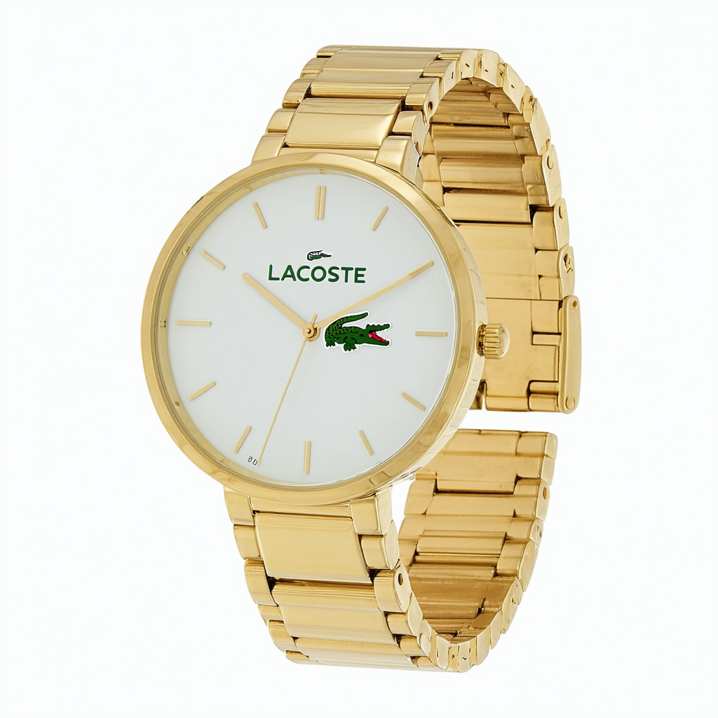 Lacoste Women's 2000930 Valencia Analog Display Japanese Quartz Gold Watch