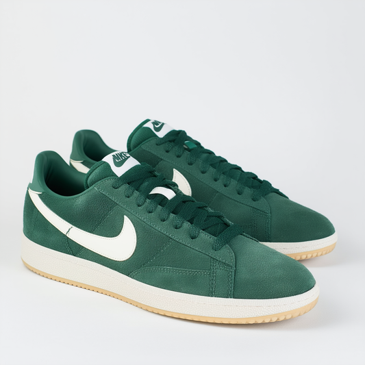 NIKE Men's Tennis Classic CS Suede, Pine Green/Pine Green-Ivory, 9 M US
