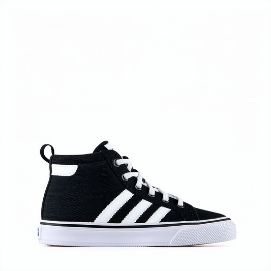 adidas Originals Big Kid Nizza Shell Hi J Fashion Sneaker