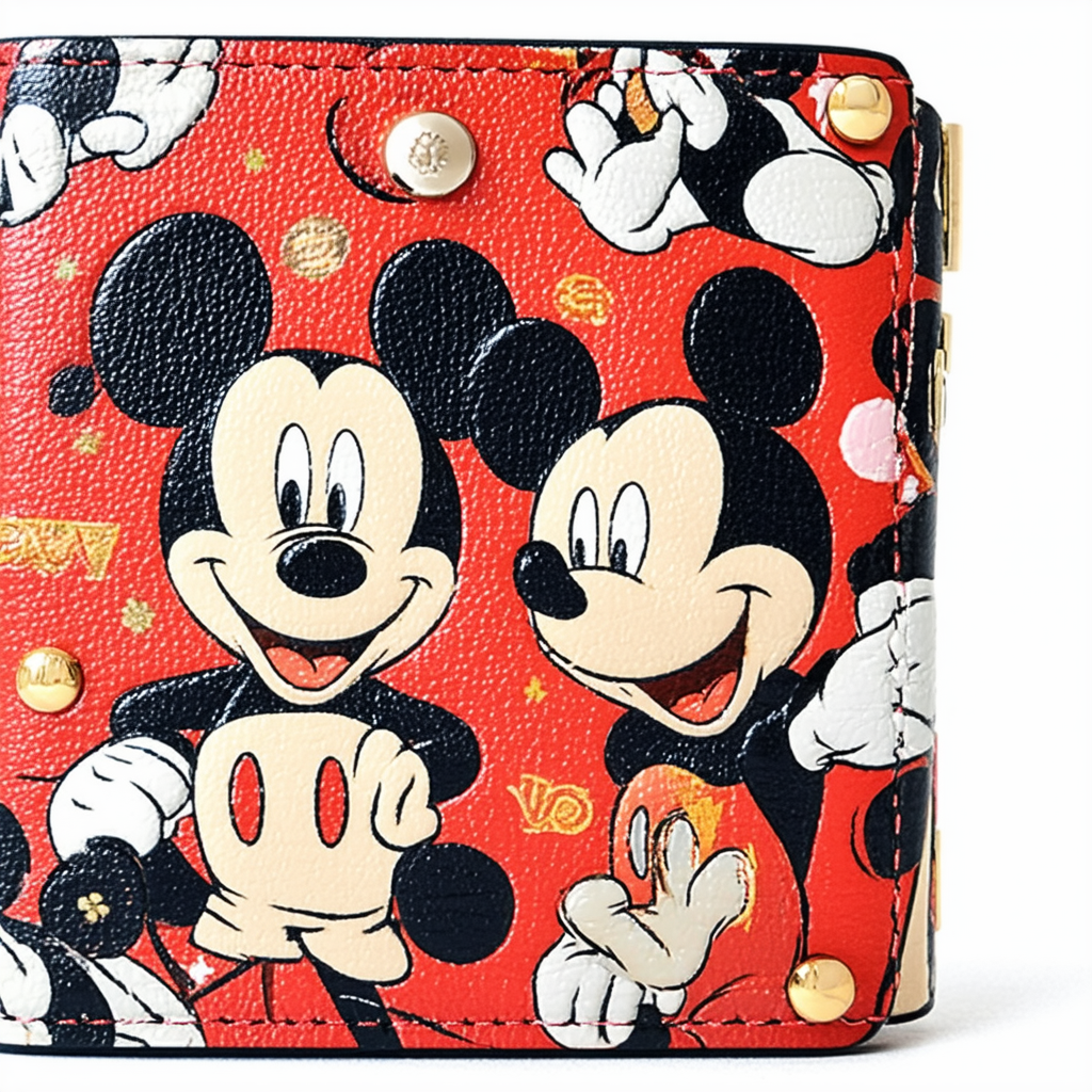 Loungefly Disney Mickey Mouse Hardware Faux Leather Wallet