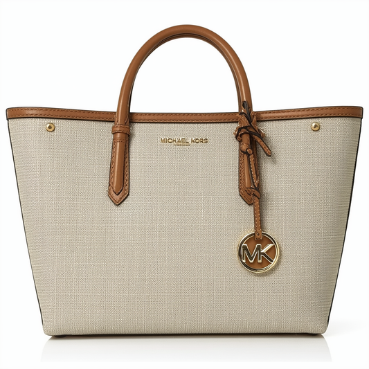 NEW AUTHENTIC MICHAEL KORS SUTTER CANVAS LARGE TOTE HANDBAG