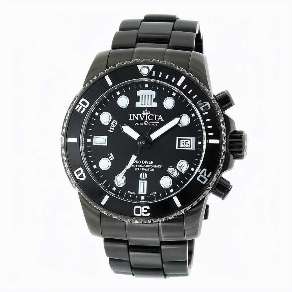 Invicta Men's 20205 Pro Diver Analog Display Automatic Self Wind Black Watch