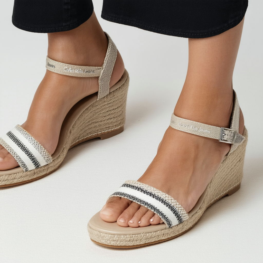 Calvin Klein Jeans Women's Bethann Wedge Sandal