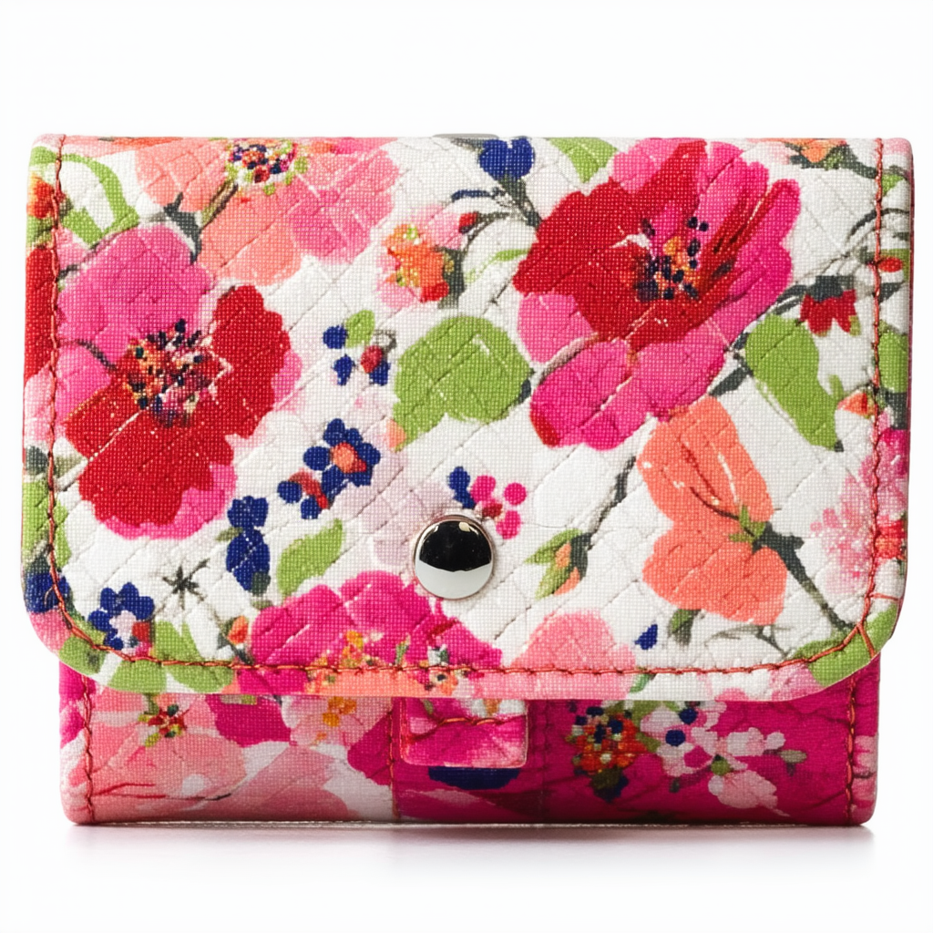 Vera Bradley Small Kisslock Wallet in Va Va Bloom