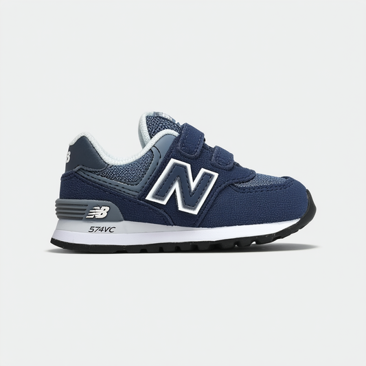 New Balance Kids' 574 V1 Synthetic Hook and Loop Sneaker