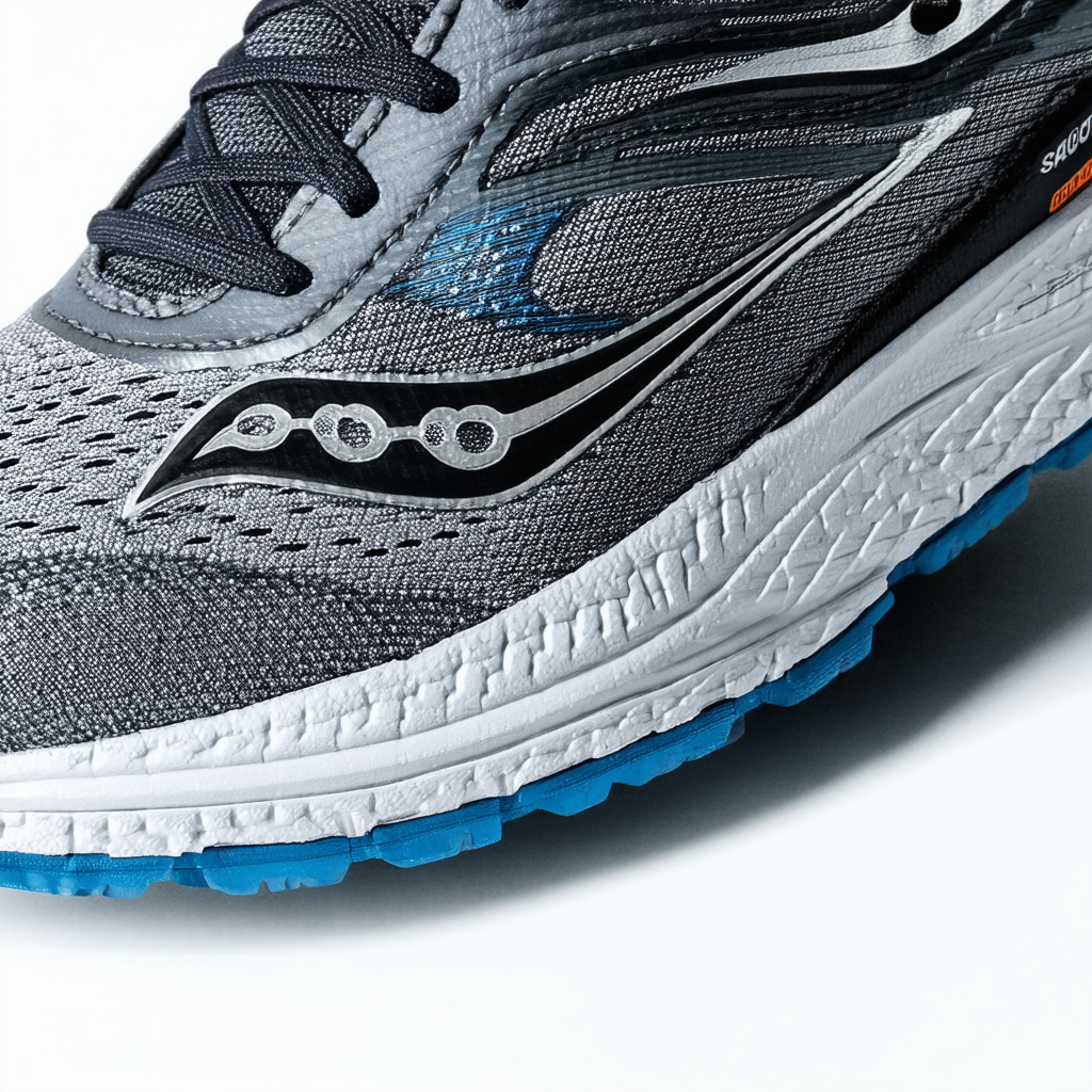 Saucony Men's VERSAFOAM Cohesion TR 12 Road Running Shoe, Charcoal/Blue, M US