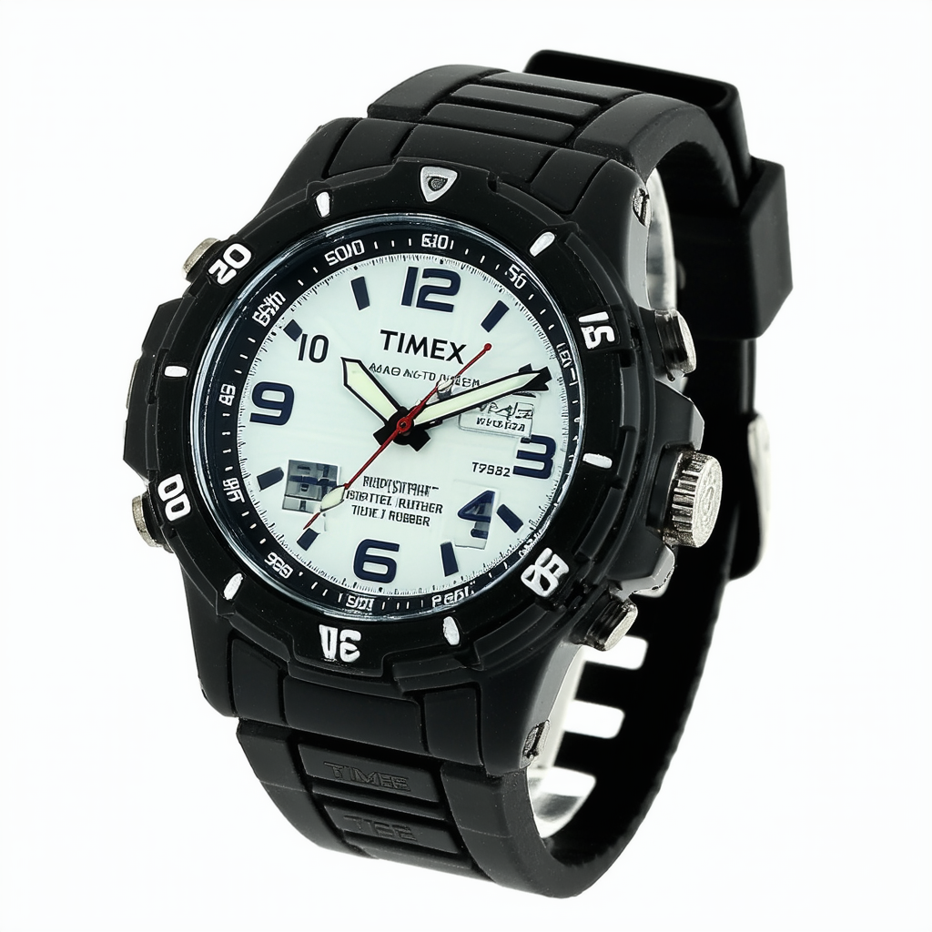 Timex Men's T49742 Analog-Digital Resin Strap Expedition Rubber Strap Watch