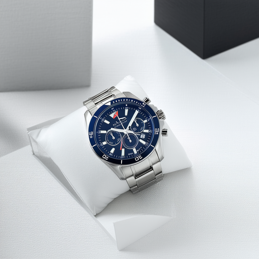 Nautica Unisex N26547G NMX 650 Chronograph Stainless Steel Watch