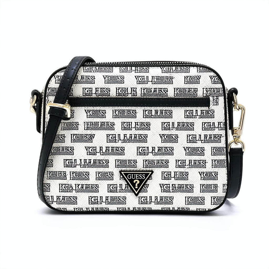 GUESS Factory Marlie Logo-Print Crossbody