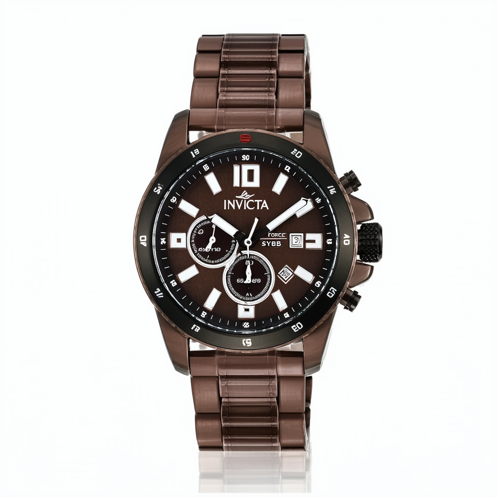 Invicta Men's 20139SYB I-Force Analog Display Quartz Brown Watch