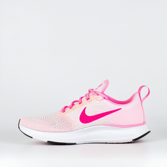 Nike Women's Sail Ion Pink Pink Force Free Run+ 2 Ext Running Sneaker 536746-101