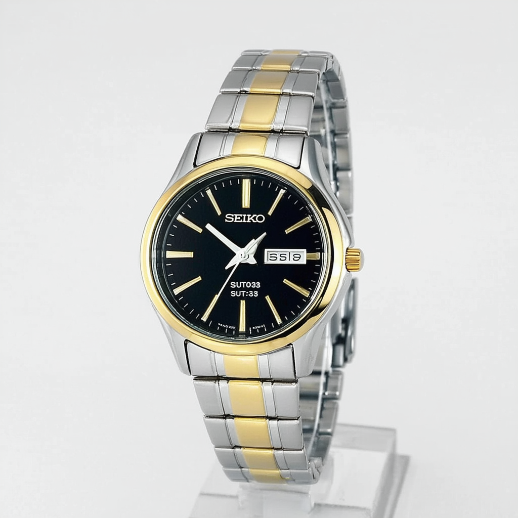 Seiko Women's SUT038 Two-Tone Stainless Steel Solar Watch