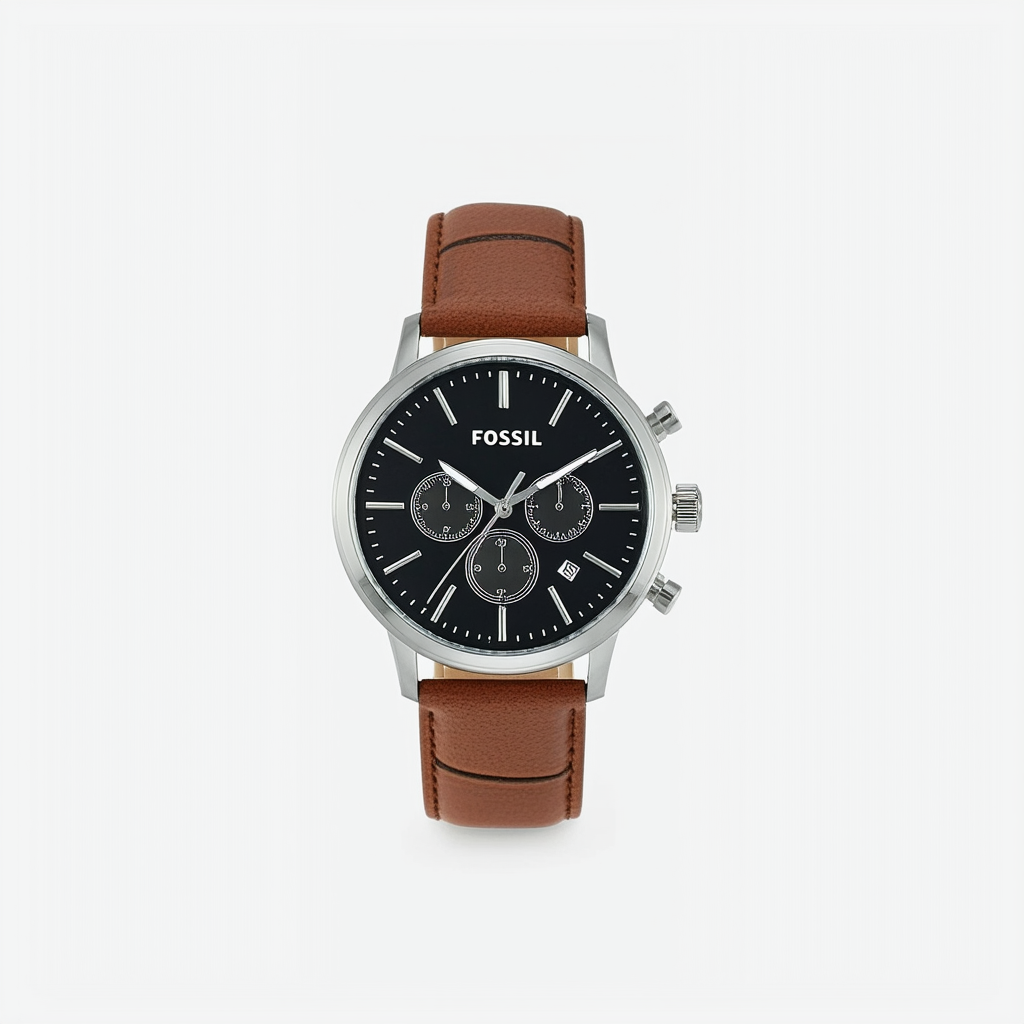 Fossil Men's CH2983 Haywood Analog Display Analog Quartz Silver-Tone Watch